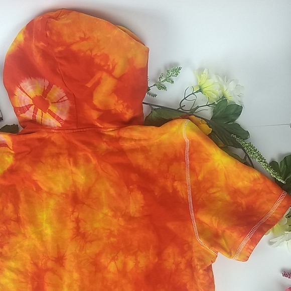 Karen Scott Sport tie dyed ss fz hoodie - Picture 12 of 16